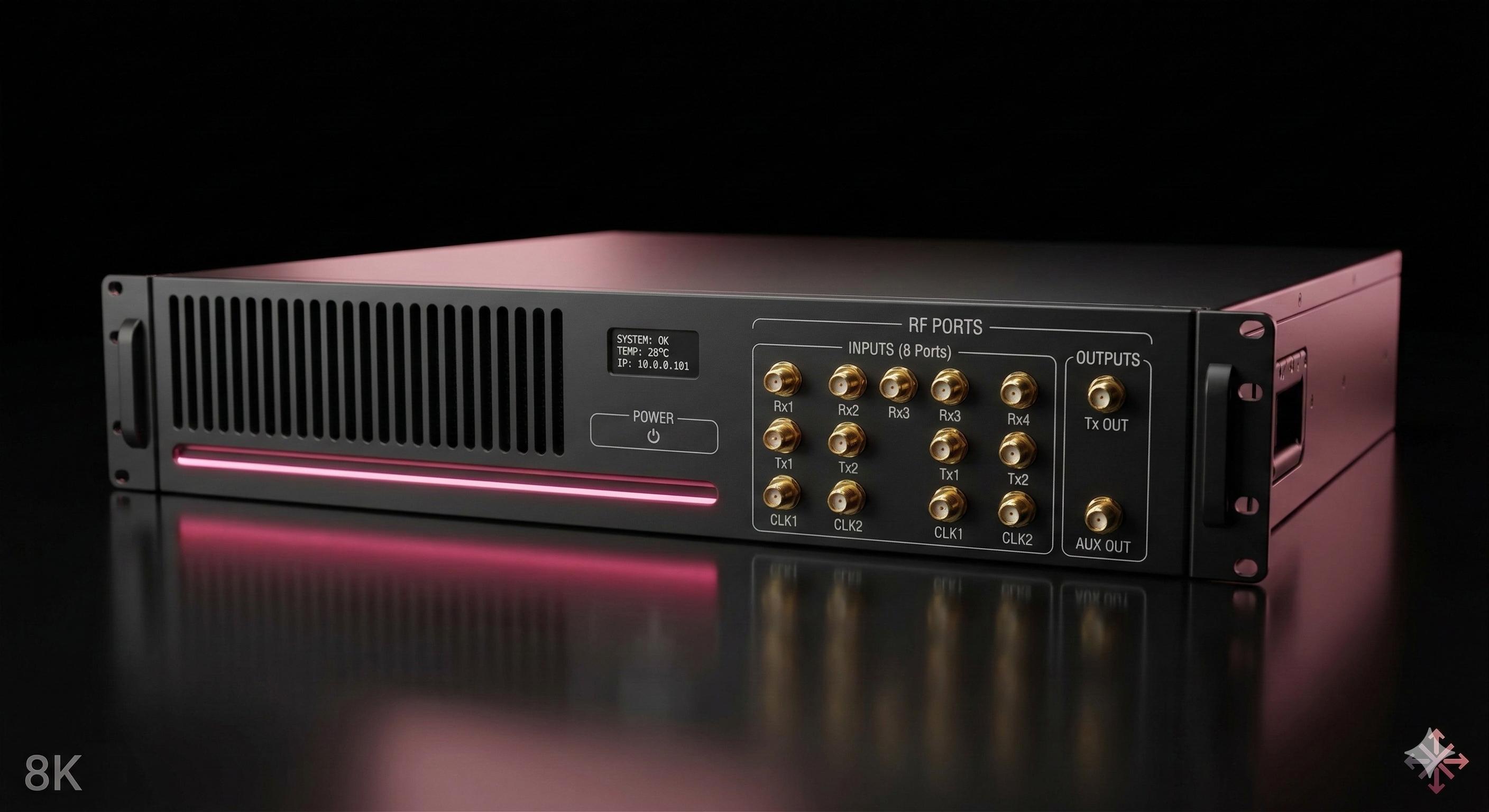 Apexia 1U rackmount enclosure for the RealDigital RFSoC 4x2 board